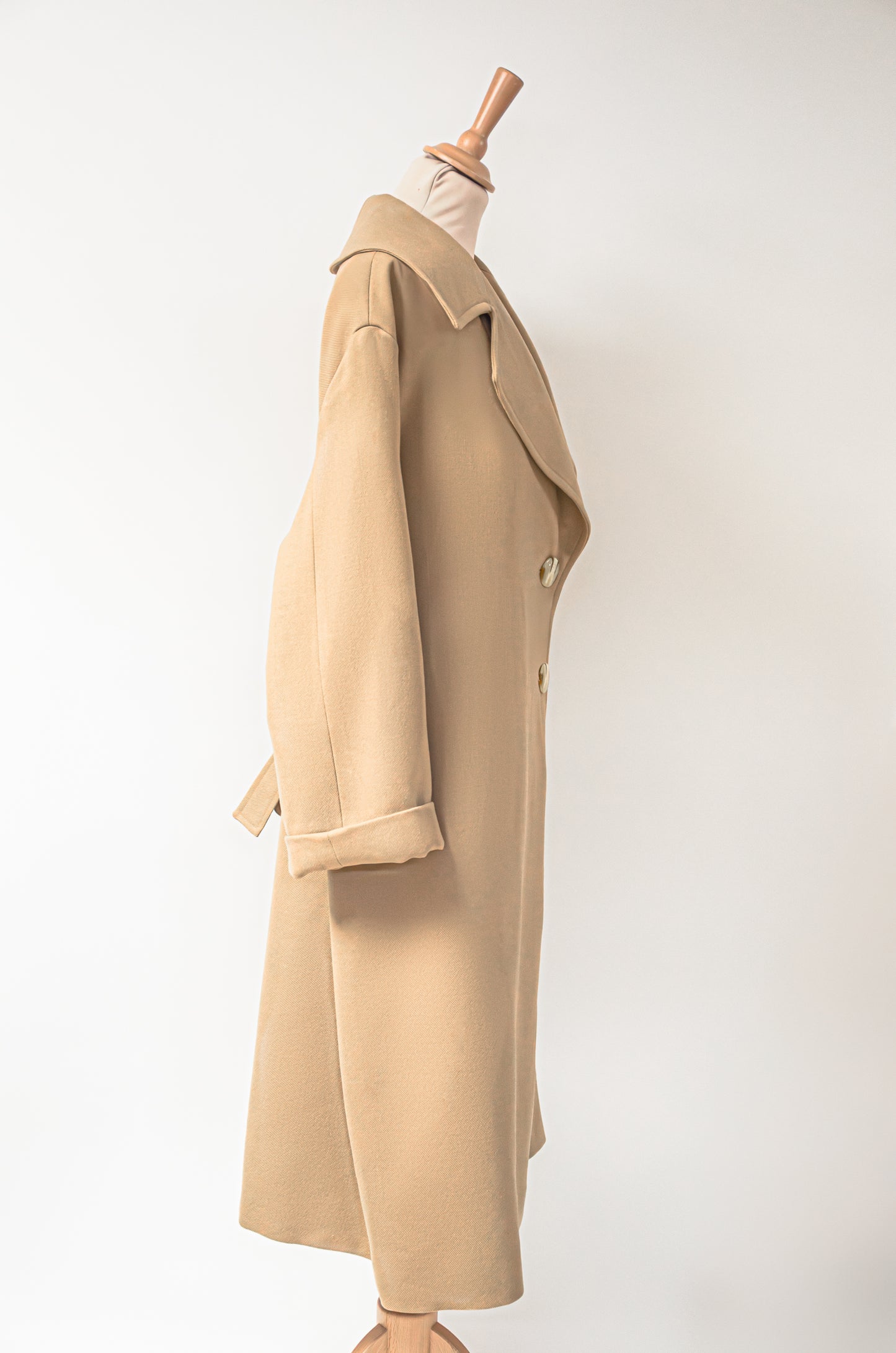 Manteau long en laine : Claude