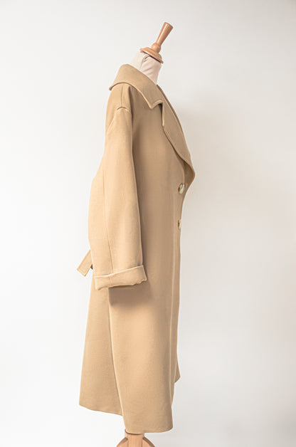 Manteau long en laine : Claude