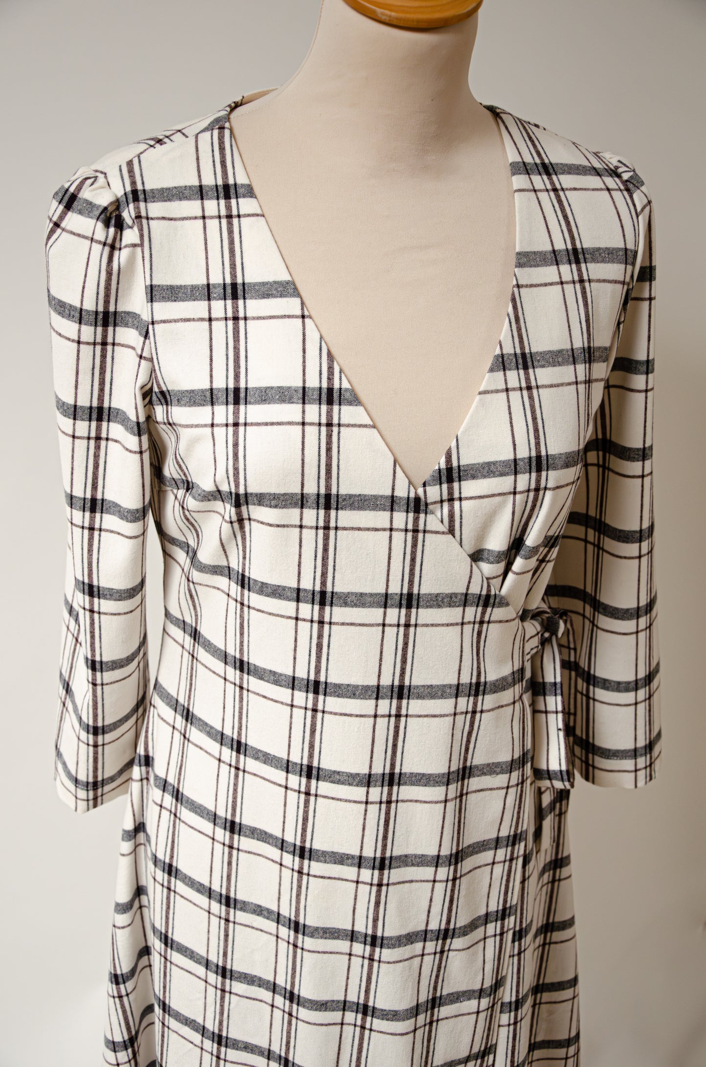 Robe en tartan de laine : Lisa