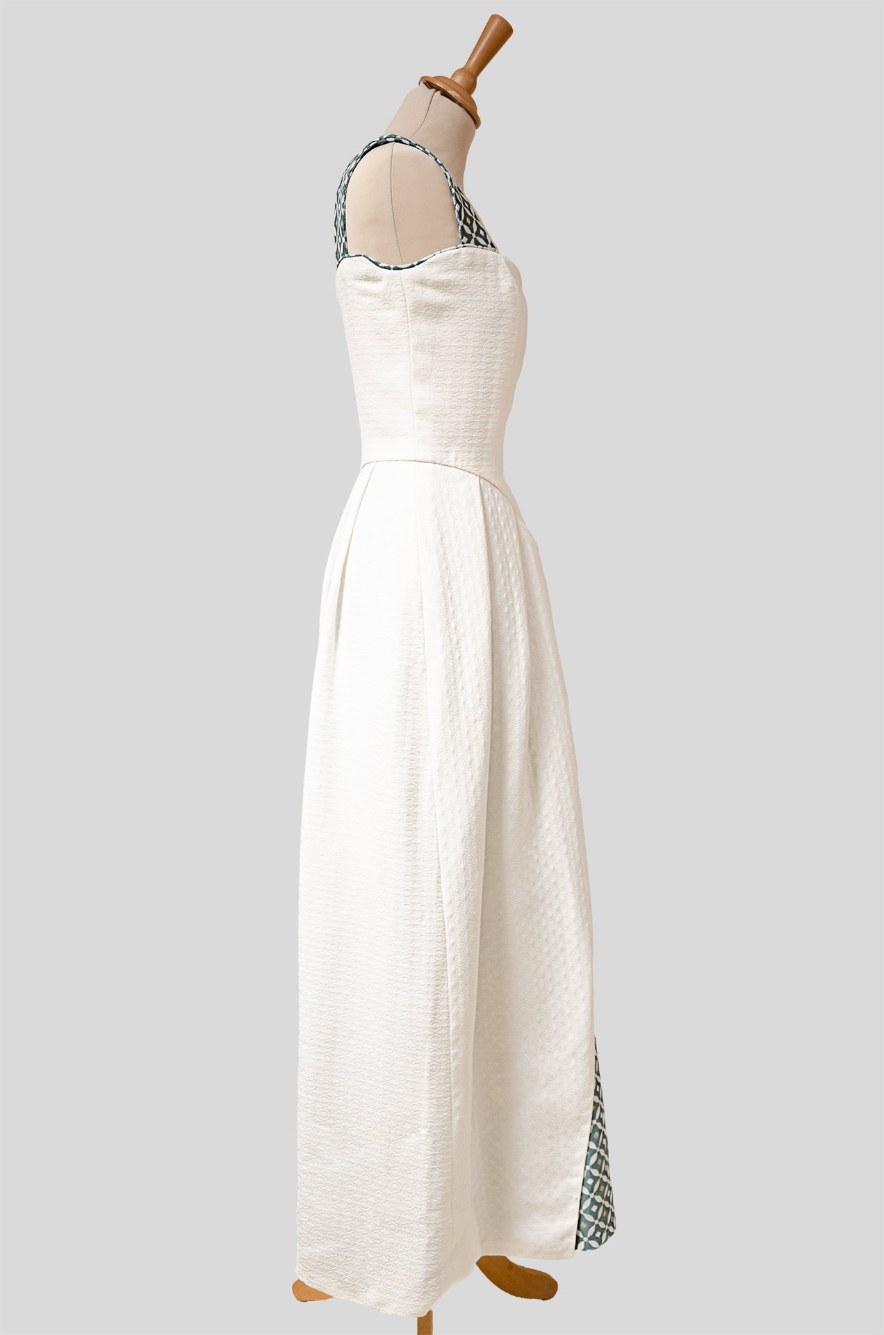 Robe en brocard de coton : Mélina